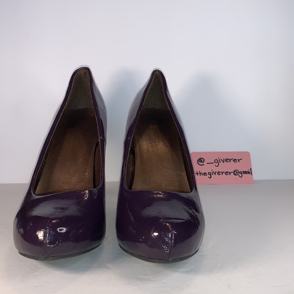 Size 8 Deep Purple / Eggplant Heels - Picture 4 of 15